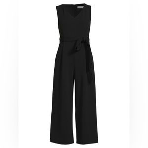 Calvin Klein Belted Wide Leg Jumpsuit